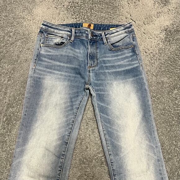 Driftwood Jeans Womens 27 (28x32) Kelly Bootcut Blue Mid Rise Denim Pants - Picture 2 of 10